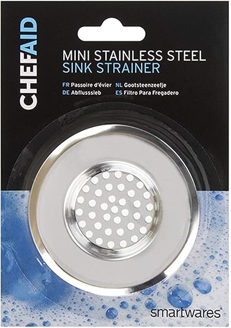 Chef Aid Mini Sink Strainer, Measures 7.5cm x 7.5cm