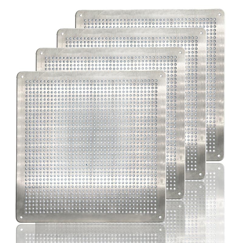 Air Brick Cover for Pest Proofing – Rat/Mouse Prevention Air Vent Cover – Aluminium Alloy Cover to Stop Rodents & pests Entering Property – for Internal or External use (Pack of 4, 250 x 250mm)