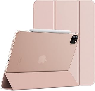 JETech Case for iPad Pro 11-Inch, 2022/2021/2020/2018 Model, Compatible with Pencil, Cover Auto Wake/Sleep (Rose Gold)
