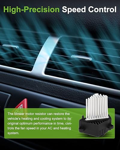 Miniatura 1067 de SCITOO Resistencia de motor de ventilador HVAC para 2008-2013 para Chrysler 300/2008-2016 para Town & Country/2008-2010 para Dodge Charger/2008-2018