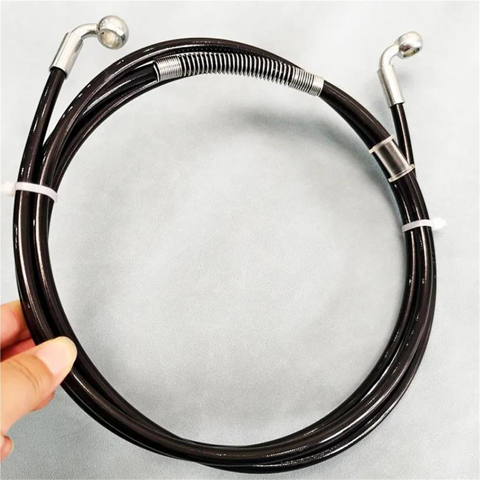 Línea de Embrague y Freno Cable De Freno para Motocicleta, Manguera Embrague, 30-350 Cm, M8-M10, Tubo Aceite Hidráulico, 90°-90°, Accesorios(3500mm)