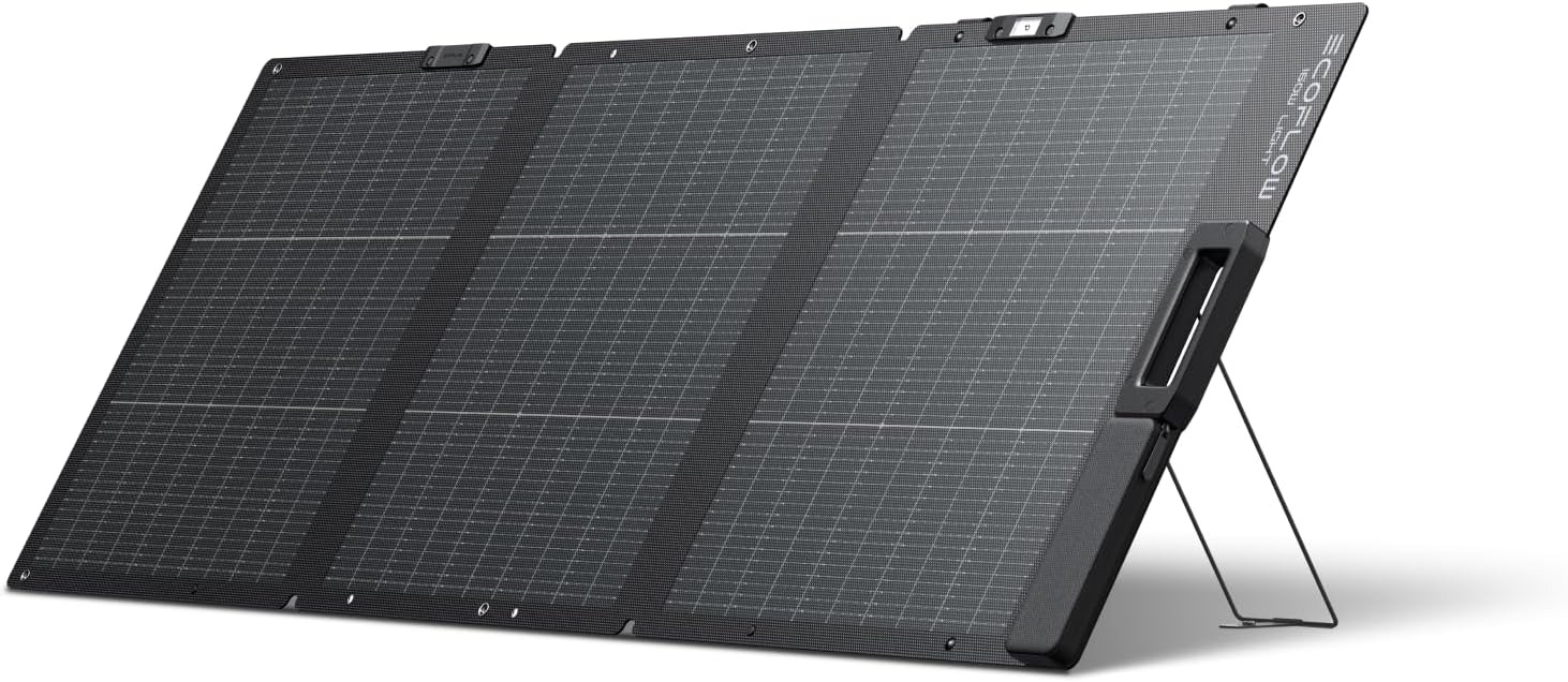 Ecoflow 160w軽量両面 ソーラーパネル 2025新型 ソーラーチャージャー