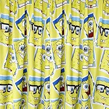 Character World 72-inch SpongeBob Squarepants Framed Curtains, Multi-Color