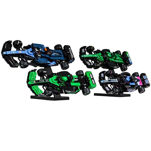 Speed Champions F1 Soportes de exhibición (paquete de 2) - Compatible con LEGO Formula 1 Sets 76906 a 76919