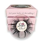 Mink lashes Mikiwi 3 Pairs Eyelashes D384-3, Real Mink Eyelashes, Fluffy Mink Lashes, Thick HandMade Full Strip Lashes, Cruelty Free Luxury Makeup Dramatic Lashes, 20mm 3D Mink Lashes