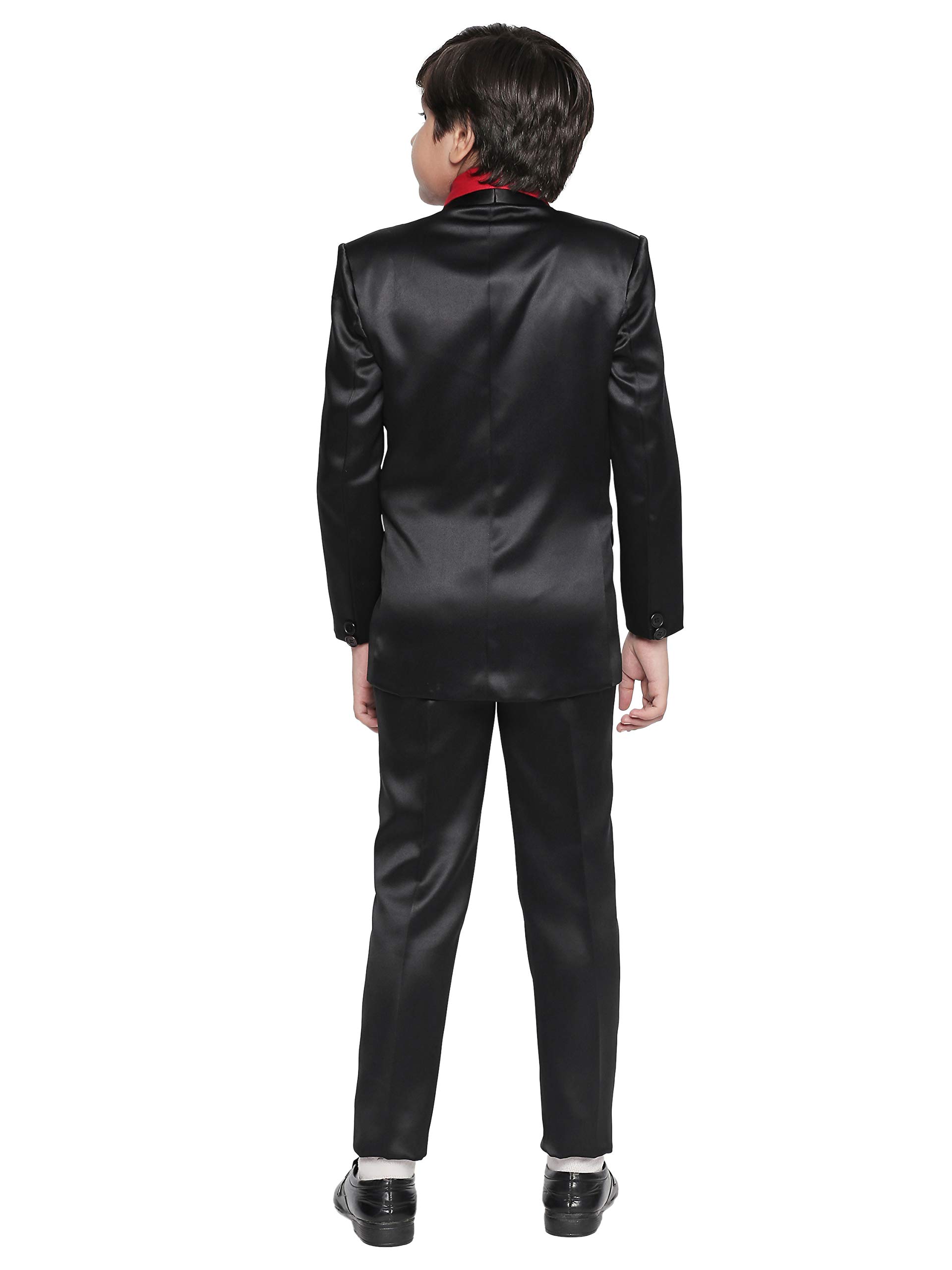 Jeetethnics Boys Black Coat Suit Set with Shirt and Trousers (9055AJ) 1