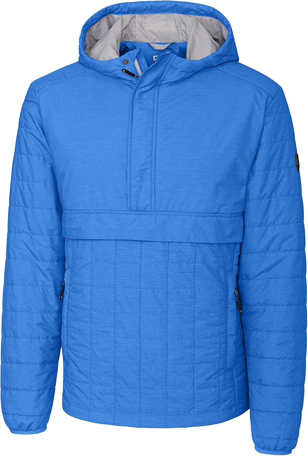 Cutter & Buck mens Lightweight Primaloft Fill Rainier Half Zip Popover Jacket