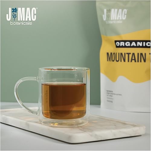 Miniatura 3 de Té orgánico de montaña de J Mac Botanicals, té de montaña albanesa de las montañas del Pindus que bordean Grecia, té de hierro, té de hojas sueltas,