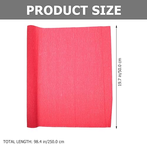 Miniatura 2 de Rollo de papel crepé plegado de papel crepé, rollos de papel crepé de colores brillantes, papel de regalo para bodas, festivales, fiestas,