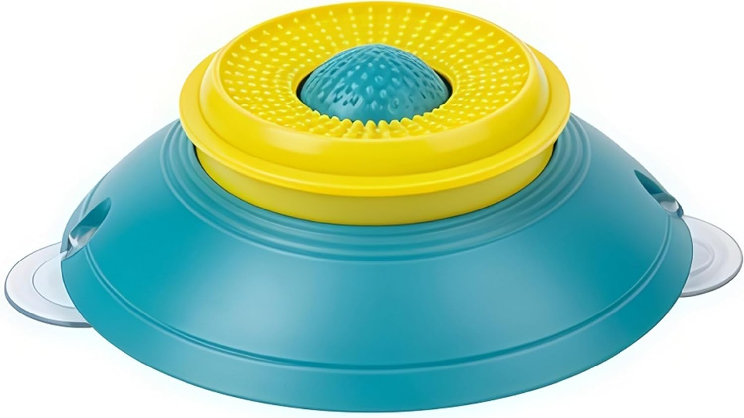 Rolling Lick Feeder Ball Bowl with Suction Cups Anti Slip Slow Feeder Interactive Puzzle Enrichment Toy for Dogs Cats Suitable for Wet Food Yogurt Bone Broth Nutrient Liquid (Green)