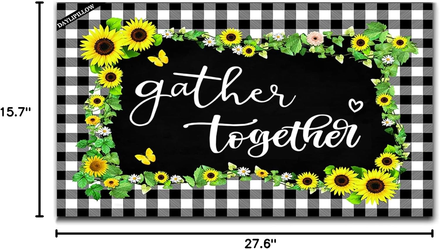 Gather Together Door Mat Doormat Funny Floor Door Mat Area Rug Entrance Mats Housewarming Gift 27.6" x 15.7"