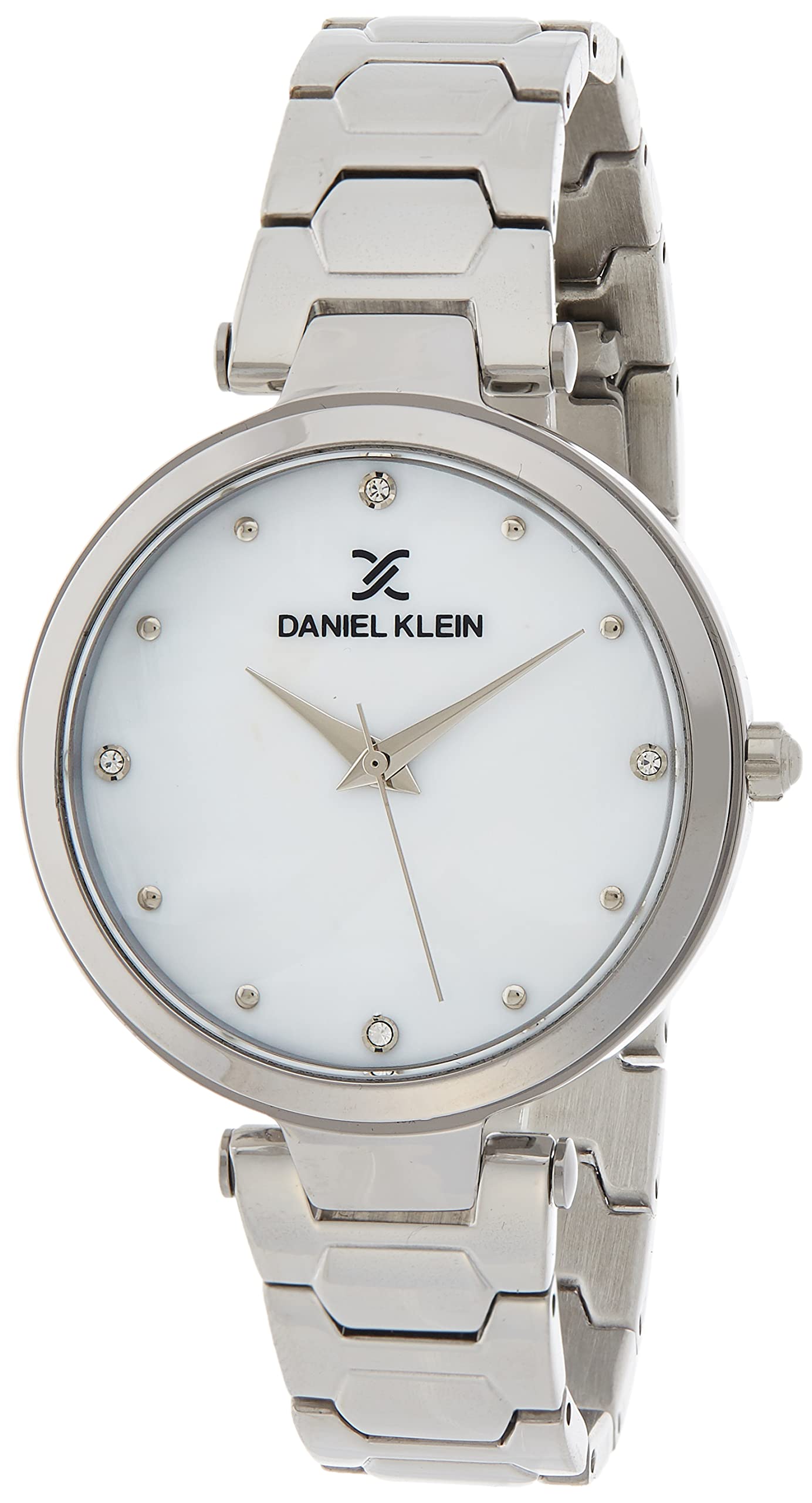 Daniel Klein Women Quartz Watch, Analog Display And Stainless Steel Strap DK12048-1