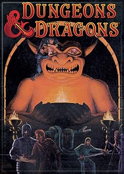 Ata-Boy Magnet - Dungeons and Dragons Advanced Players Handbook 2.5" x 3.5" Magnet for Refrigerators and Lockers