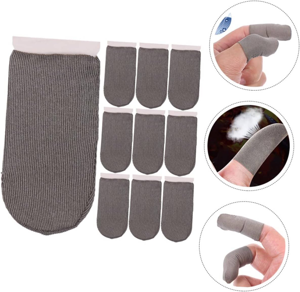 OSALADI 30pcs Slip Gaming Finger Sleeves Breathable Covers for Mobile Gaming Comfortable Fit for Finger Fast-Drying and Sweat Resistant