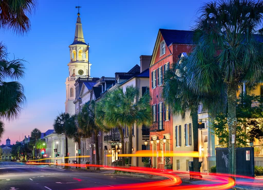 Noah Jigsaw Puzzle Charleston Townscape, South Carolina 1000 Pieces