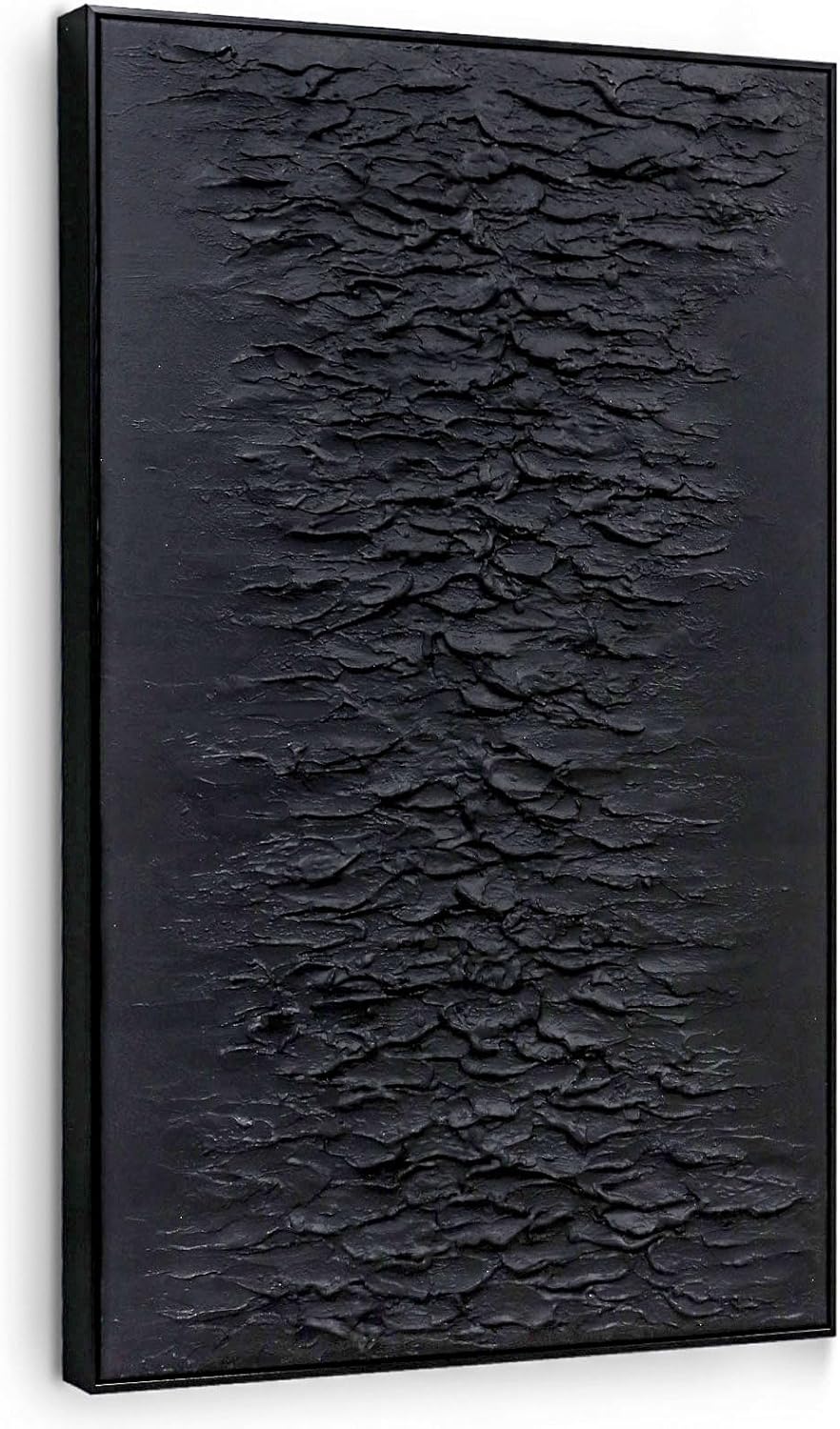 Framed Neutral Abstract Wall-Art Painting - Large Abstract Canvas Wall Decor 3D Curve Illustrations Hand painting for Living Room, Bedroom, Office - 2 Piece 28 x 40 Inch, Ready to Hang