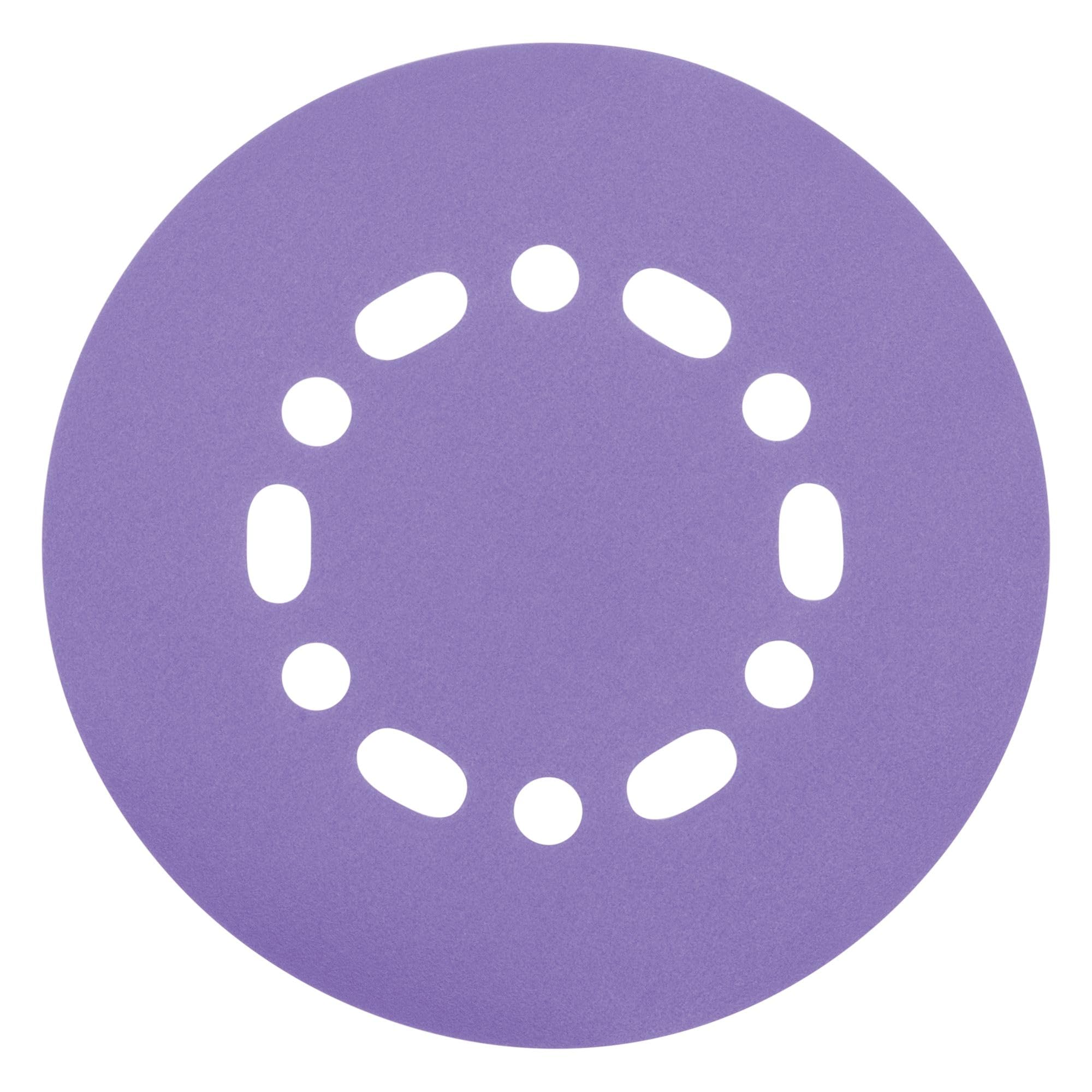 Trend Aluminium Oxide Random Orbital Sanding Disc 120 Grit 150Mm 50Pc Pk 1 Ab/150/120A/B