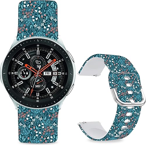 Miniatura 17 de Correas de reloj de dibujos animados compatibles con Samsung Galaxy Watch 1.811 in/Galaxy Watch 3 1.772 in/Samsung Gear S3 Frontier/Classic Strap