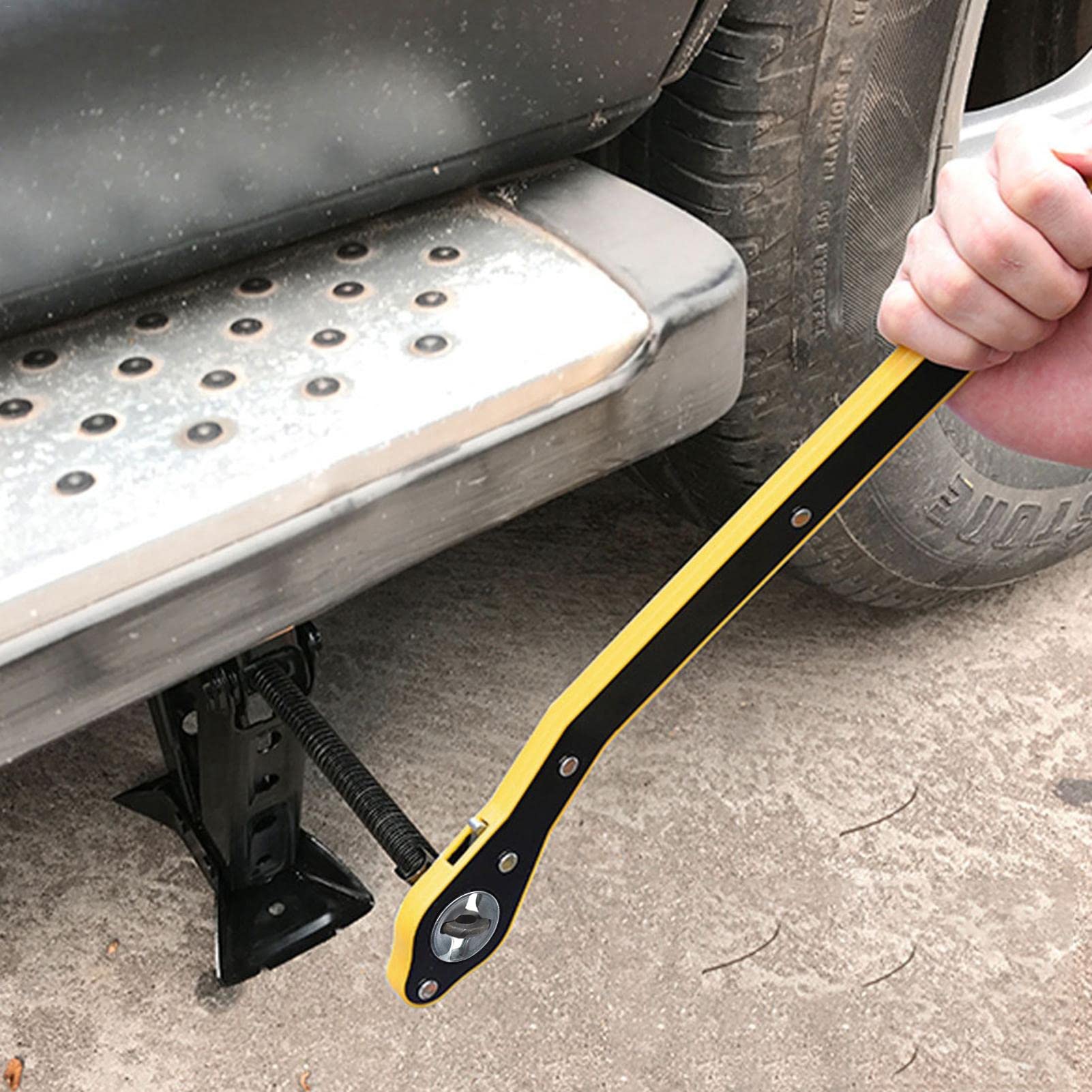 carraca, trinquete, fácil usar trinquete, herramienta gato hidráulico, cambio neumáticos llave cruzada, elevador tijera coche, herramienta cambio neumáticos coche