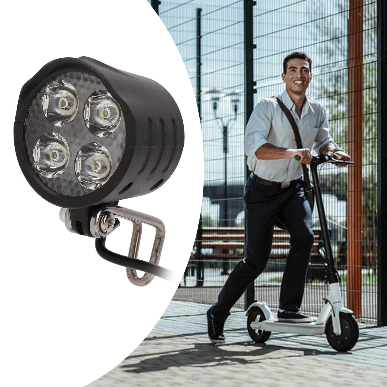 Amazon | Ebike LEDヘッドライト、24/36v 電動自転車フロント