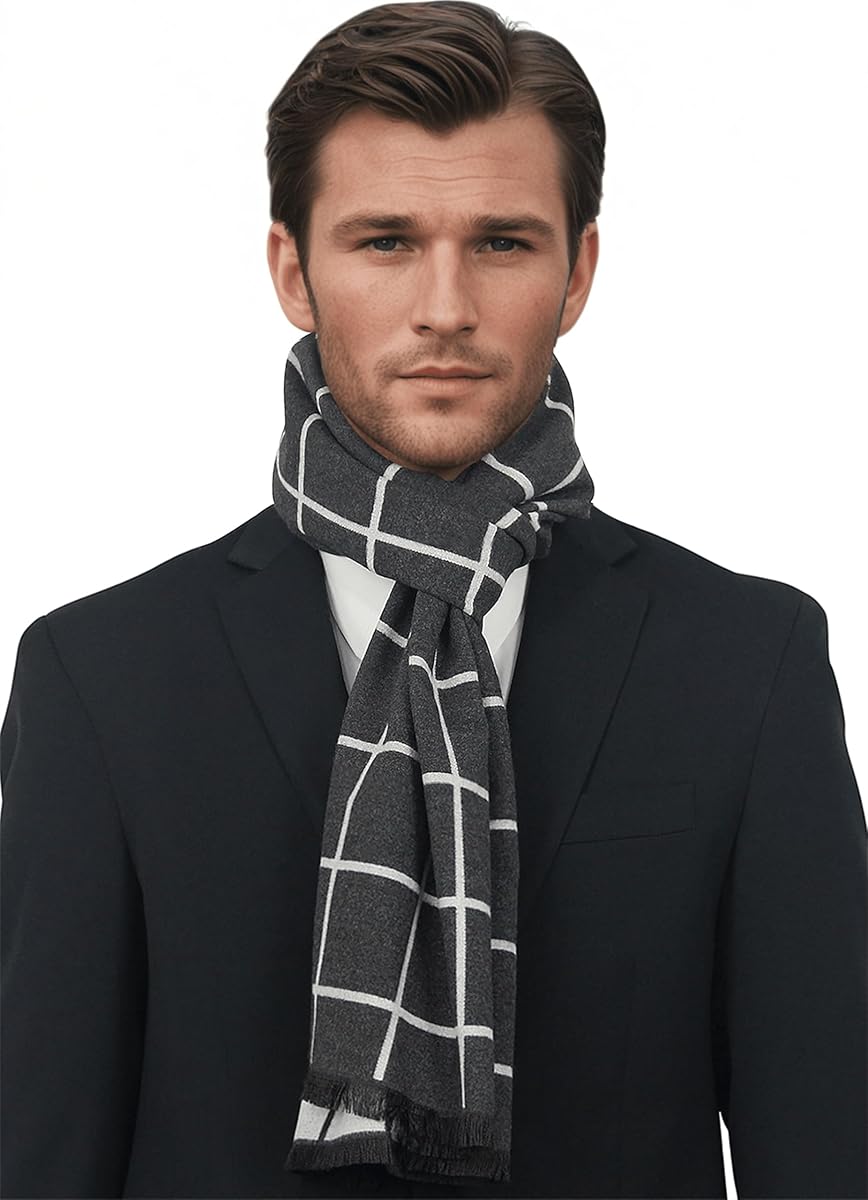 Ocomfly Mens Scarf – Gift Boxed Premium Scarf for Men. Ultra Warm, Soft, Durable & Stylish, Mens Scarf Winter