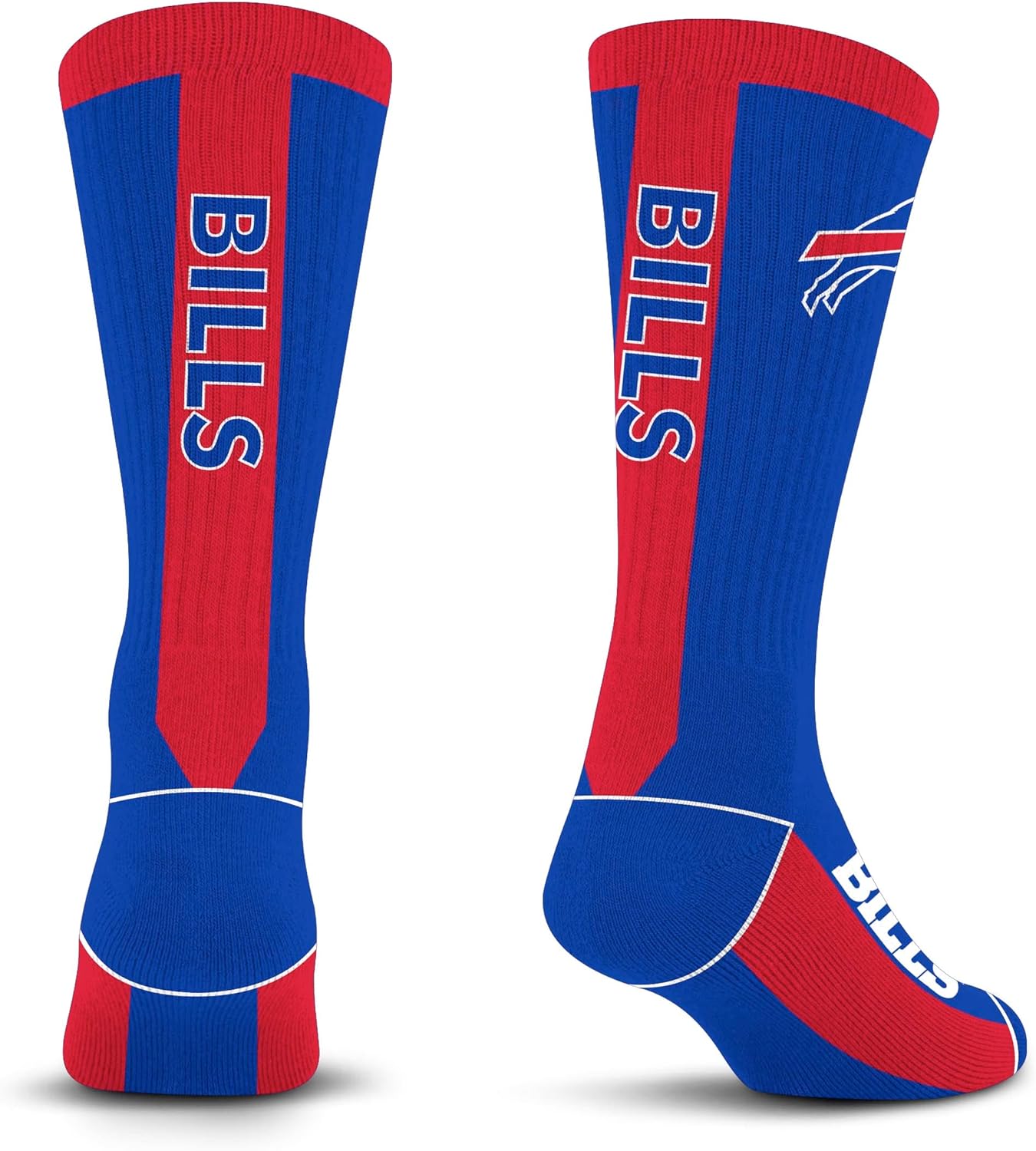 For Bare Feet NFL Unisex Mvp Crew Sock Nfl Large - Image 2