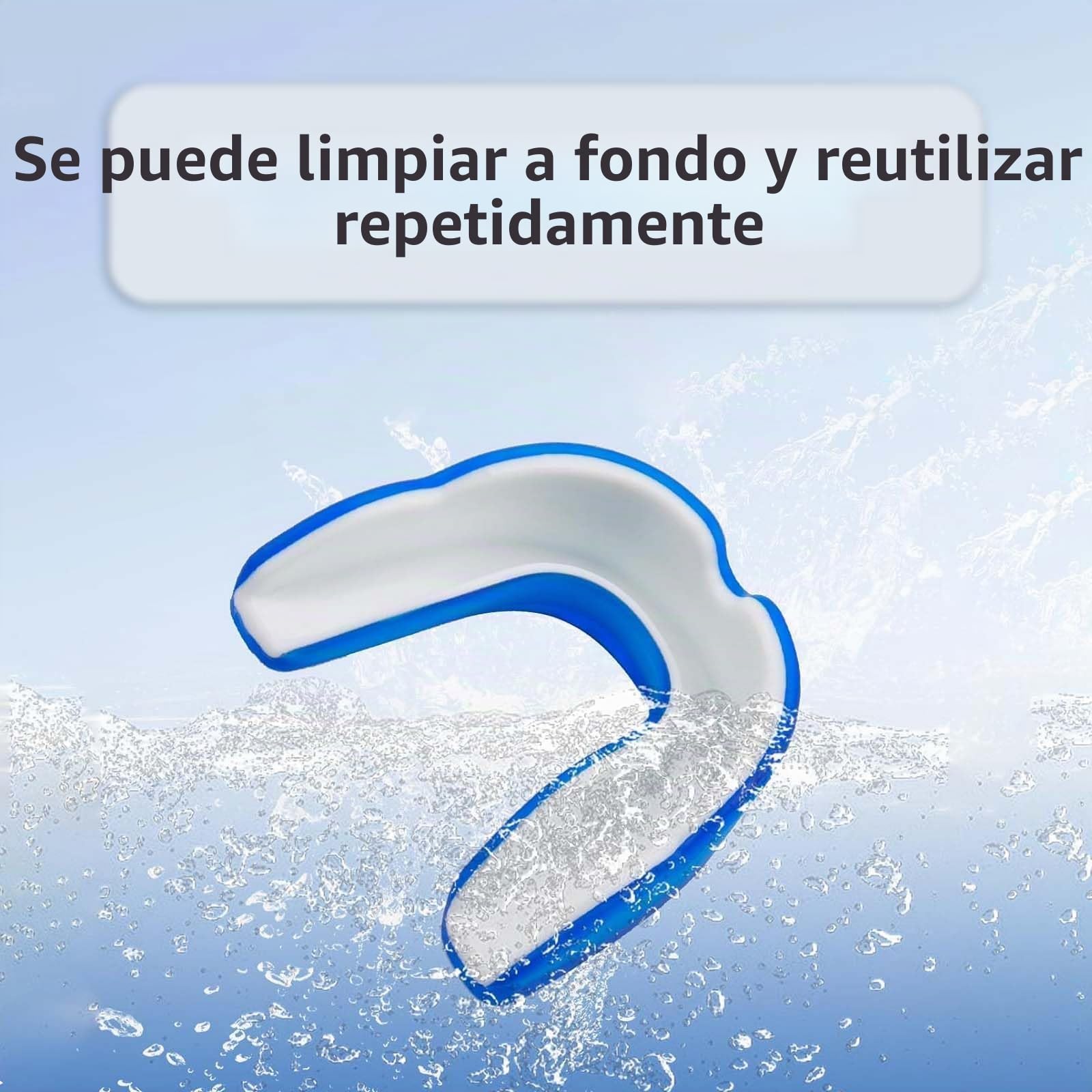 Protector bucal para niños de 5 a 8 años (1 unidades) - Ideal para Boxeo, Artes Marciales, Hockey, Fútbol, Muay Thai y Hockey sobre Hielo, Fabricado en Material EVA,Duradero y Confort