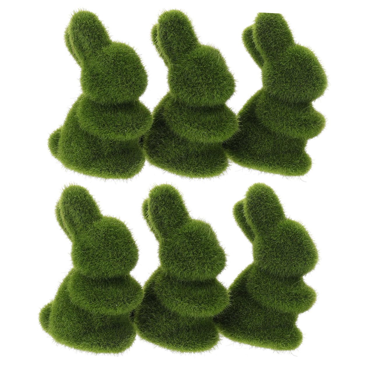 ABOOFAN 24pièces Décoration De Pâques Modèle De Lapin Ornements pour Fête Et Maison Accessoires De Table Détails Délicats