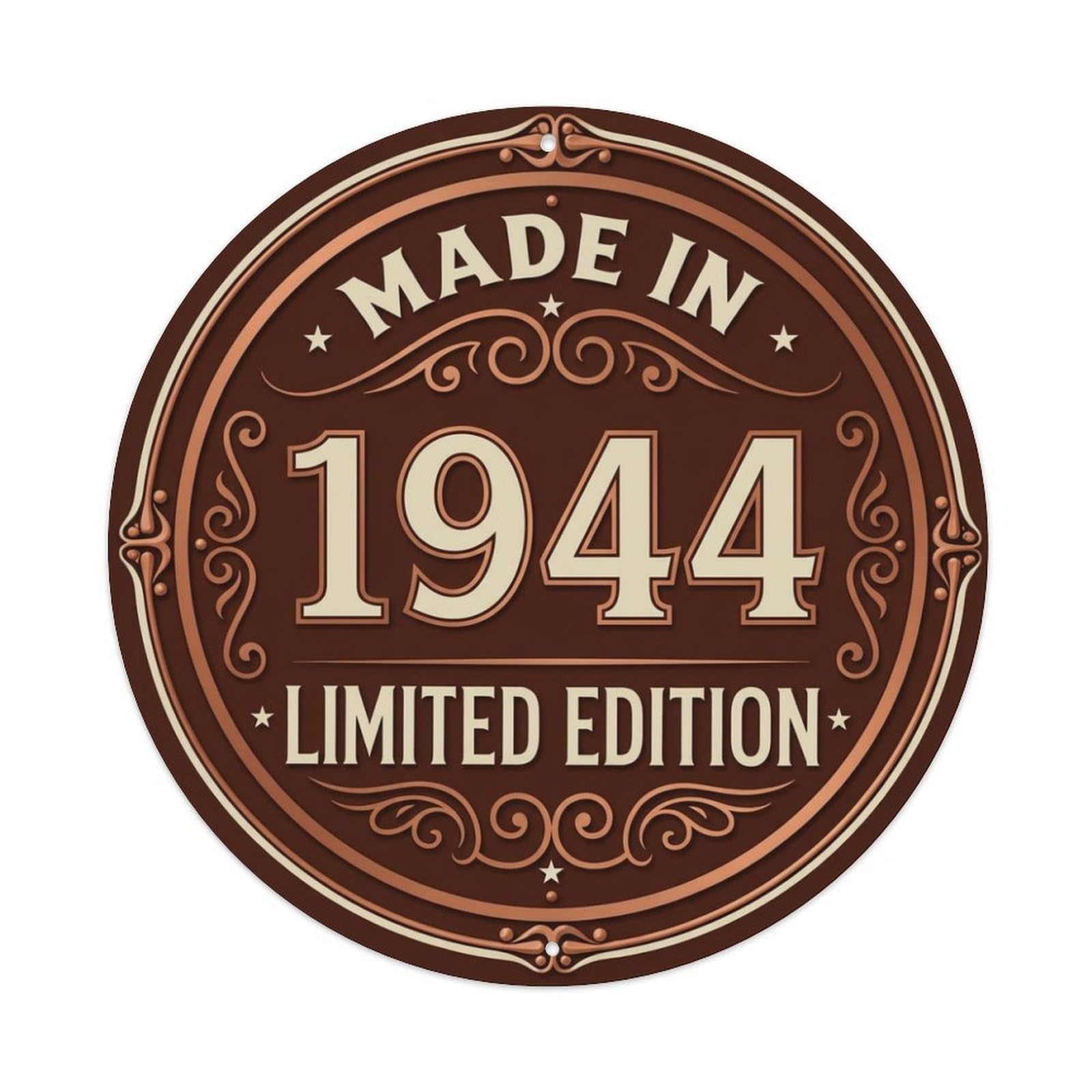Made In 1944 Limited Edition Metal Tin Sign