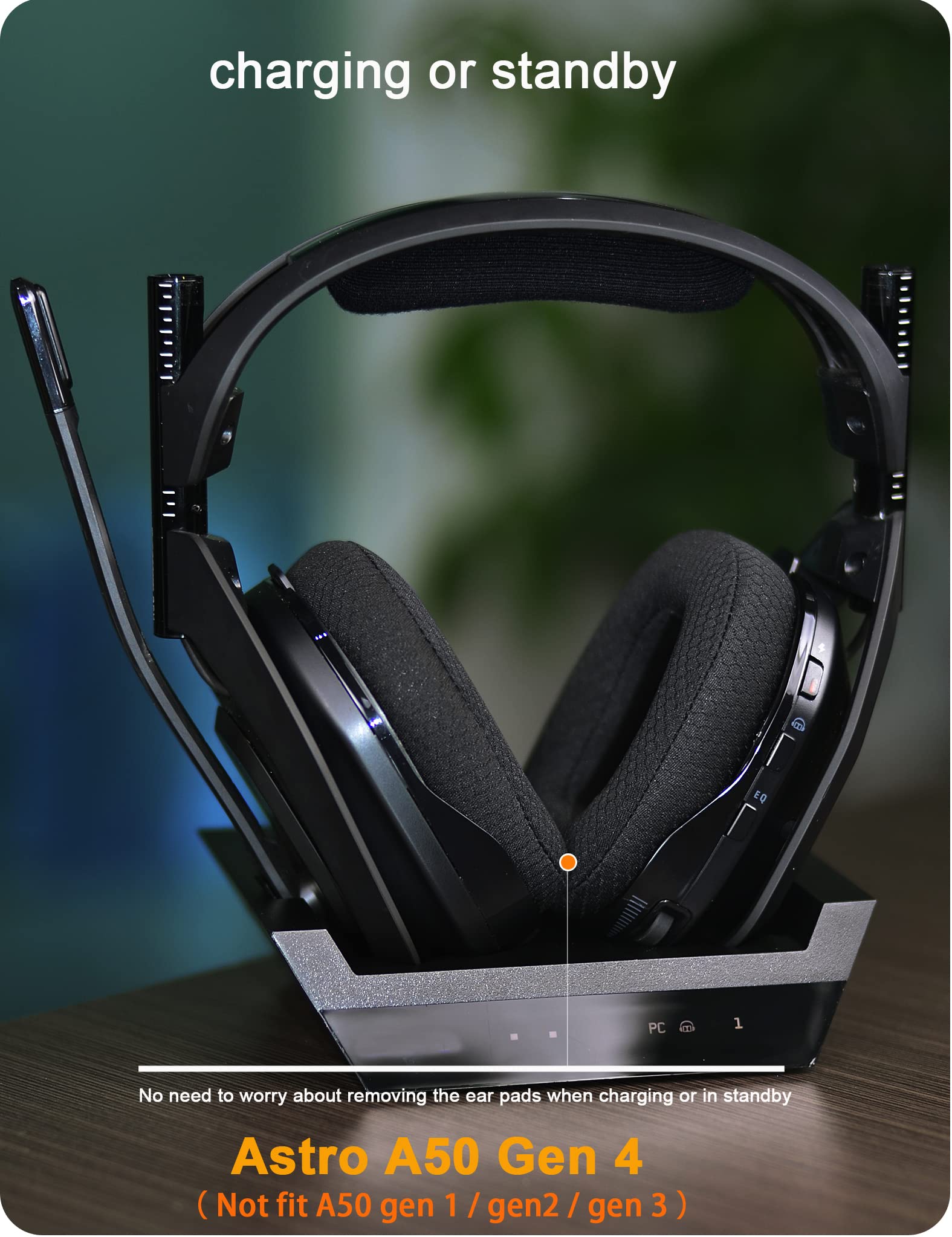 Cuscinetti Auricolari E Microfono In Schiuma Per Astro A40 TR – Ricambi Ad Alta Densità Con Cancellazione Del Rumore, Compatibili Con Cuffie Gaming