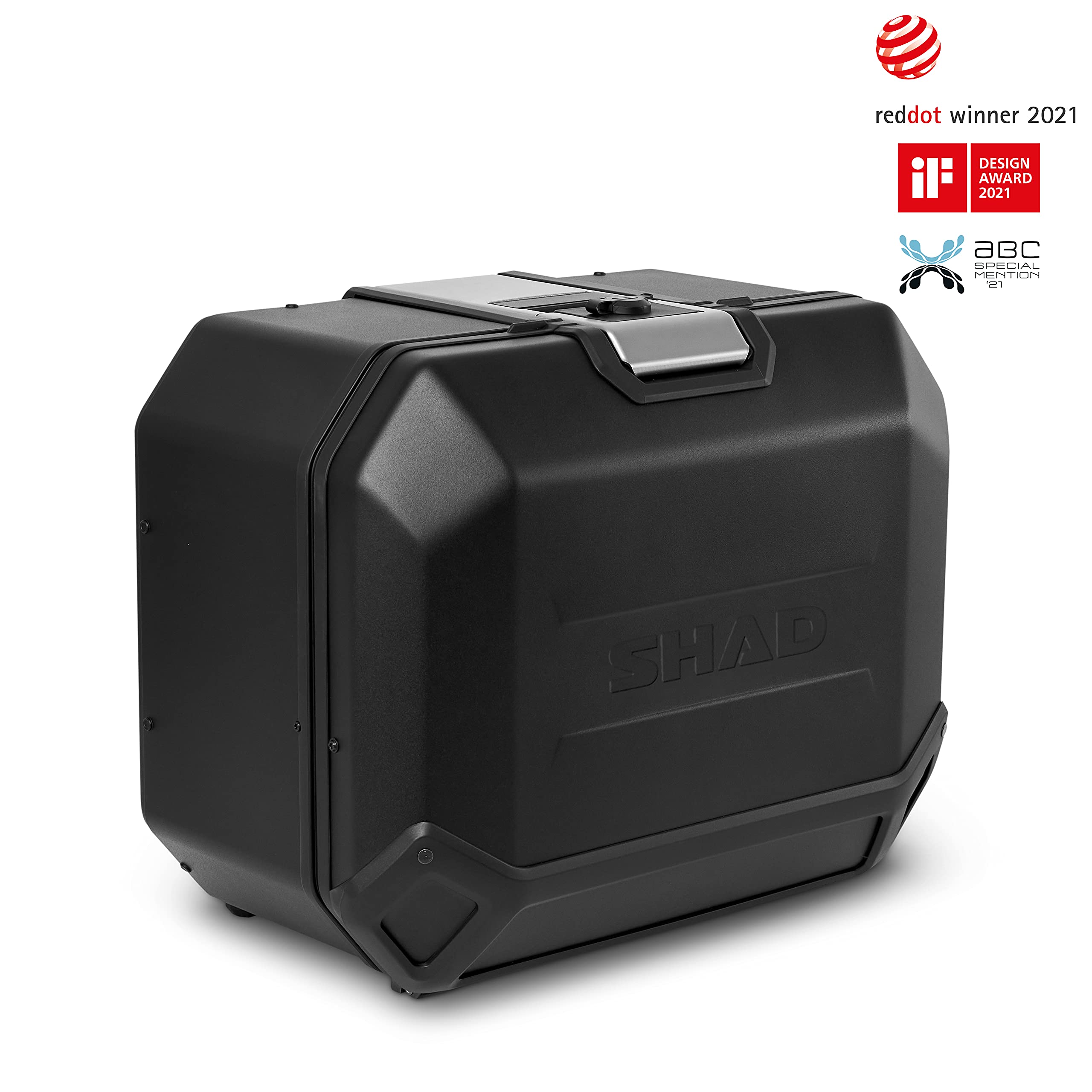 ShadD0TR47100RB Right Side Case TR47R Terra Edition, Black Aluminio