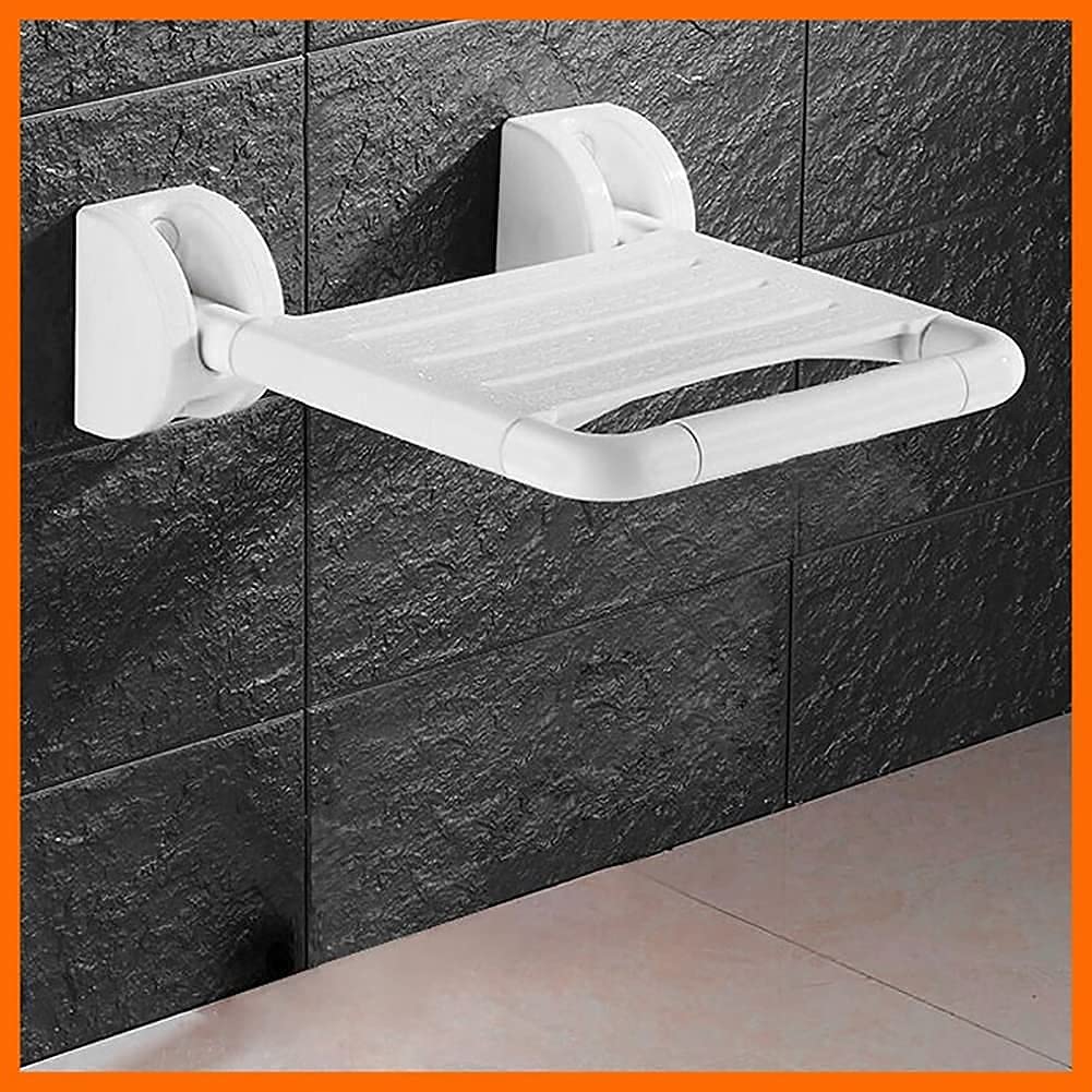 Asiento de Ducha abatible montado en la Pared Asiento de ducha plegable montado en la pared, silla de ducha for personas mayores, asiento de descanso plegable, sillas de baño resistentes, capacidad de