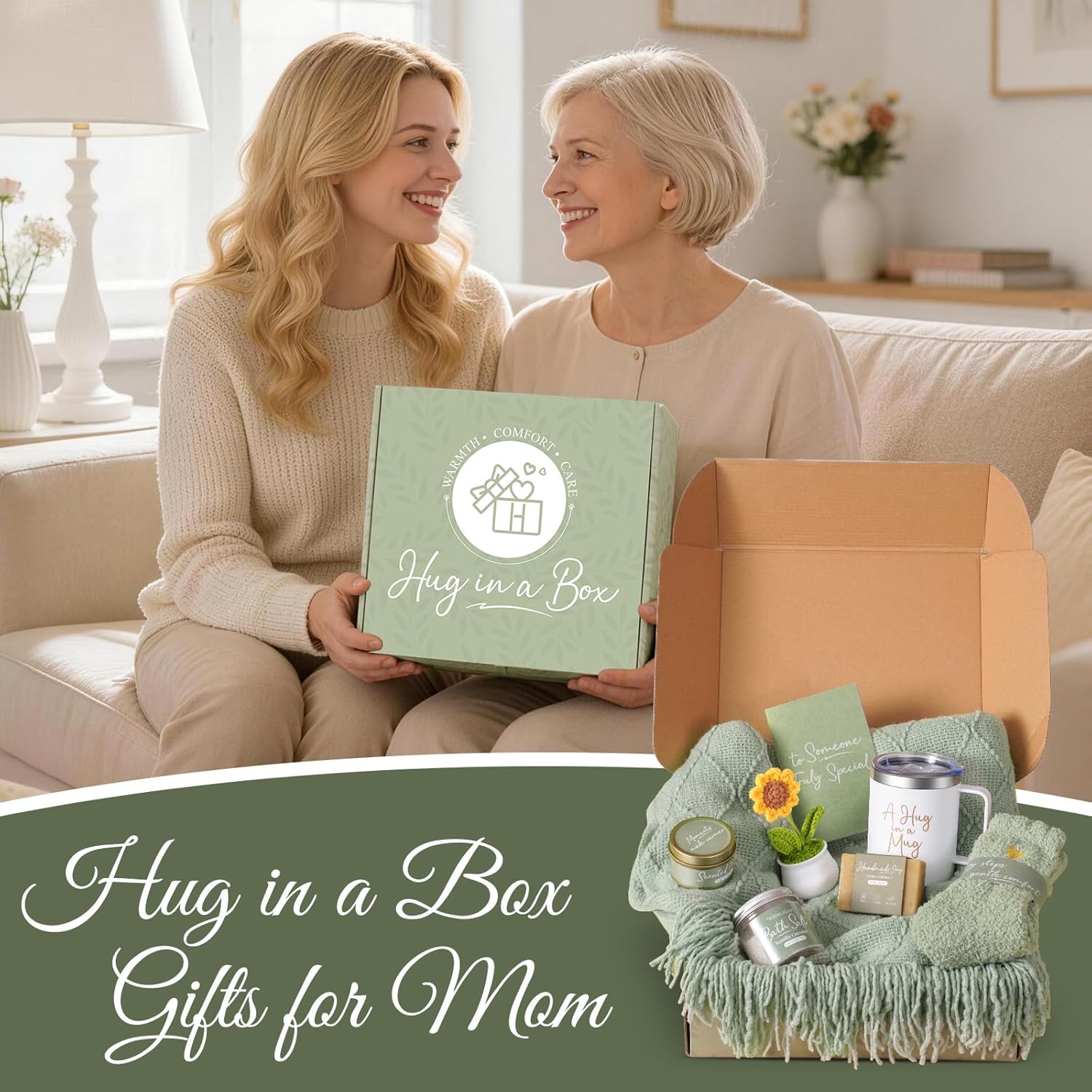 Get Well Gifts for Women After Surgery, Sending Sunshine Gift Baskets for Women Her Mom Best friend Wife Daughter Birthday Gifts Self Care Gift Basket, Get Well Soon Relaxing Spa Gift Set Care Package - Image 7