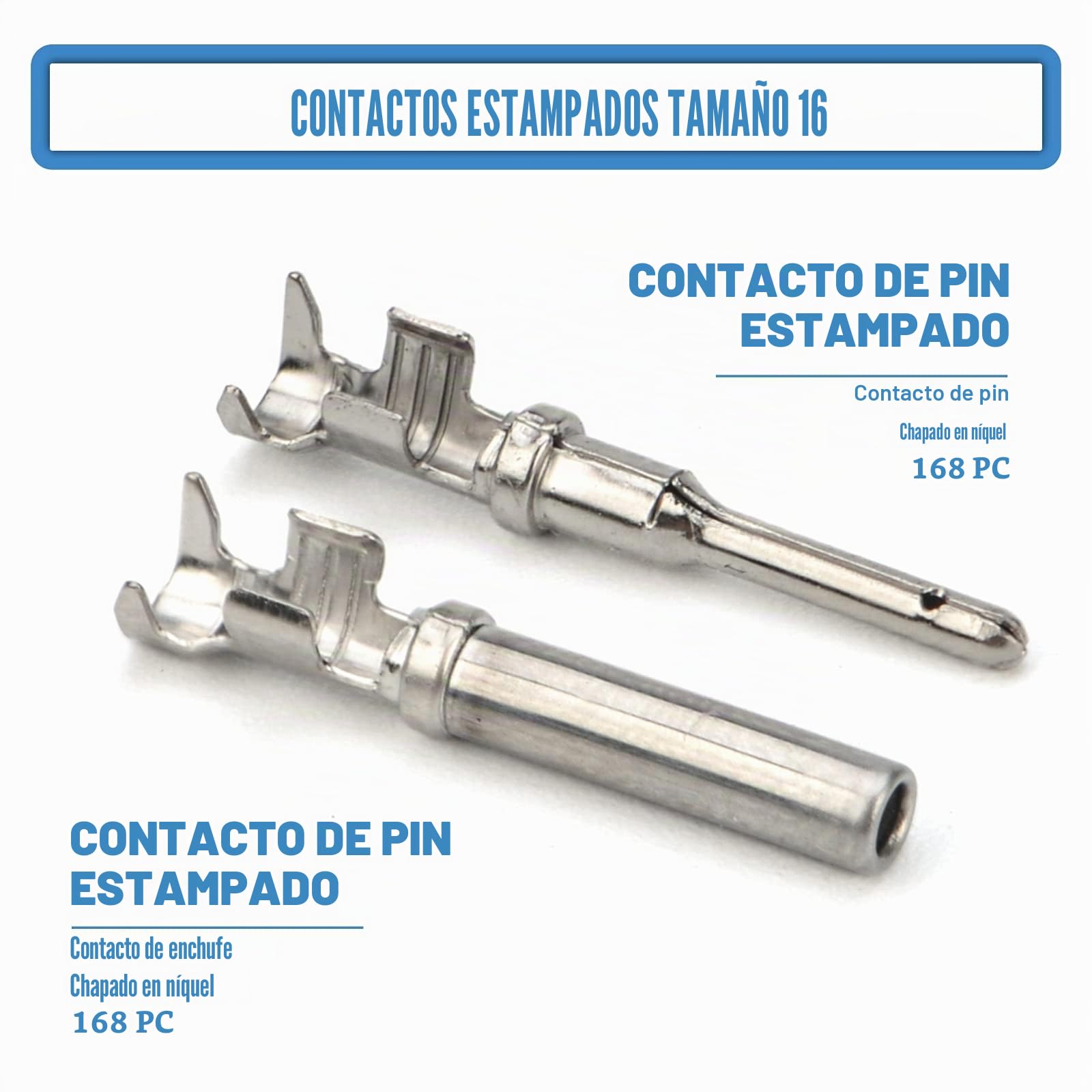 IWISS DEUTSCH DT Kit de conectores en configuraciones de 2, 3, 4, 6, 8, 12 pines, contactos formados estampados tamaño 16 (AWG 14), herramientas de extracción de cuñas y pines, ideal para servicio de
