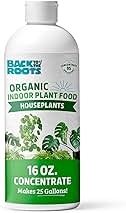 Back to the Roots Natural & Organic Indoor Plant Food (16oz Value Size - 95 Feeds!), Great for Houseplants, Low Odor, Vegan, Easy to Apply Liquid Formula