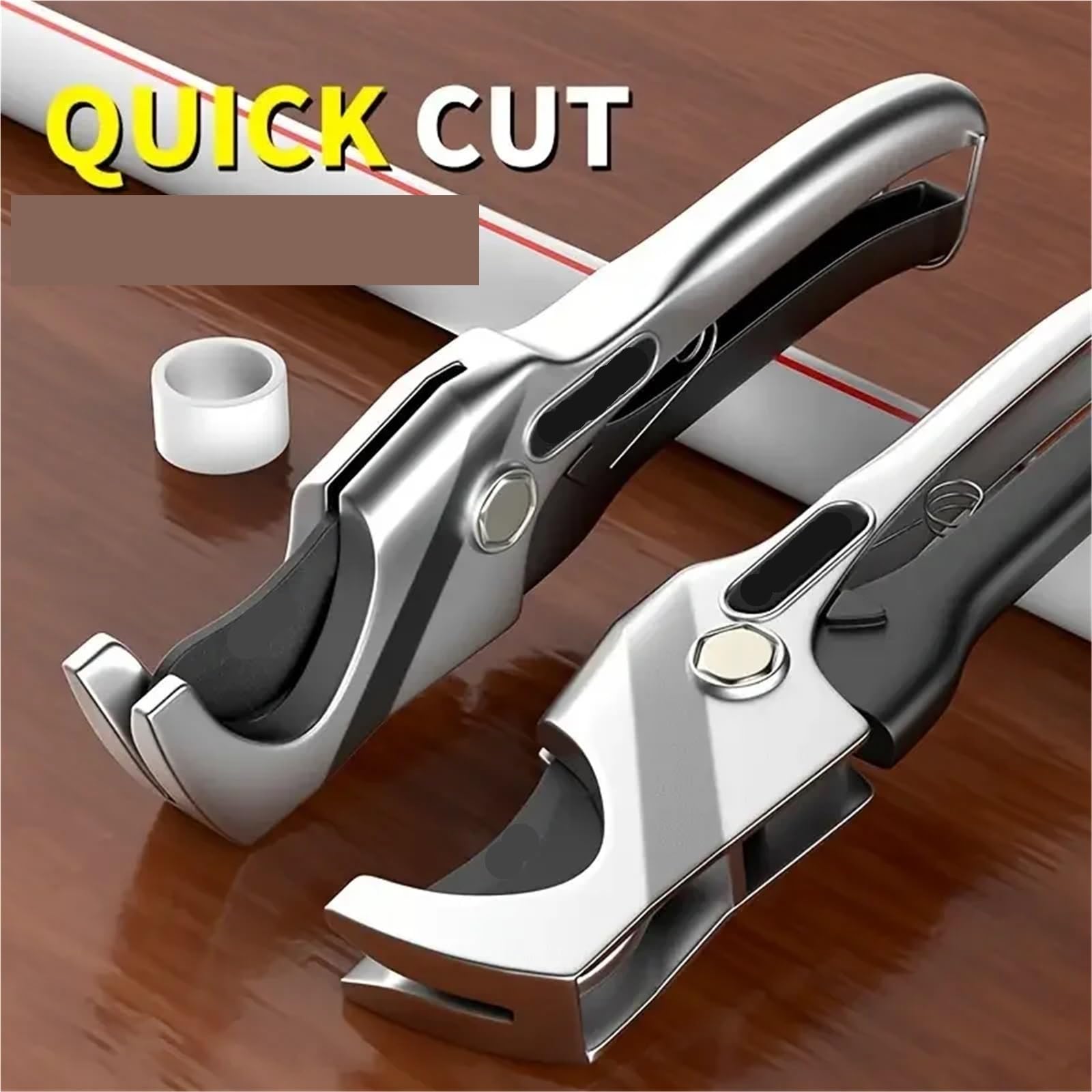 Cortatubos De Plástico Tijeras for cortar tubos de PVC y agua. Corta rápidamente tubos de PP, PVC, aluminio, ABS, PE, vinilo y caucho.(0-63.0mm)