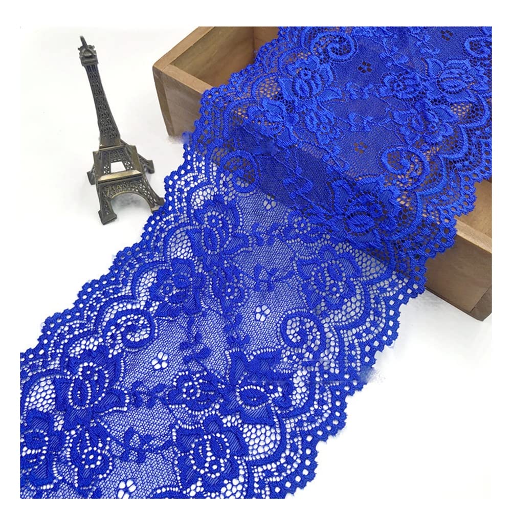 CHUQING Nastro in pizzo blu chiaro, vintage, 23 metri, nastro decorativo in pizzo, nastro decorativo per regali, larghezza 3 cm, per matrimonio