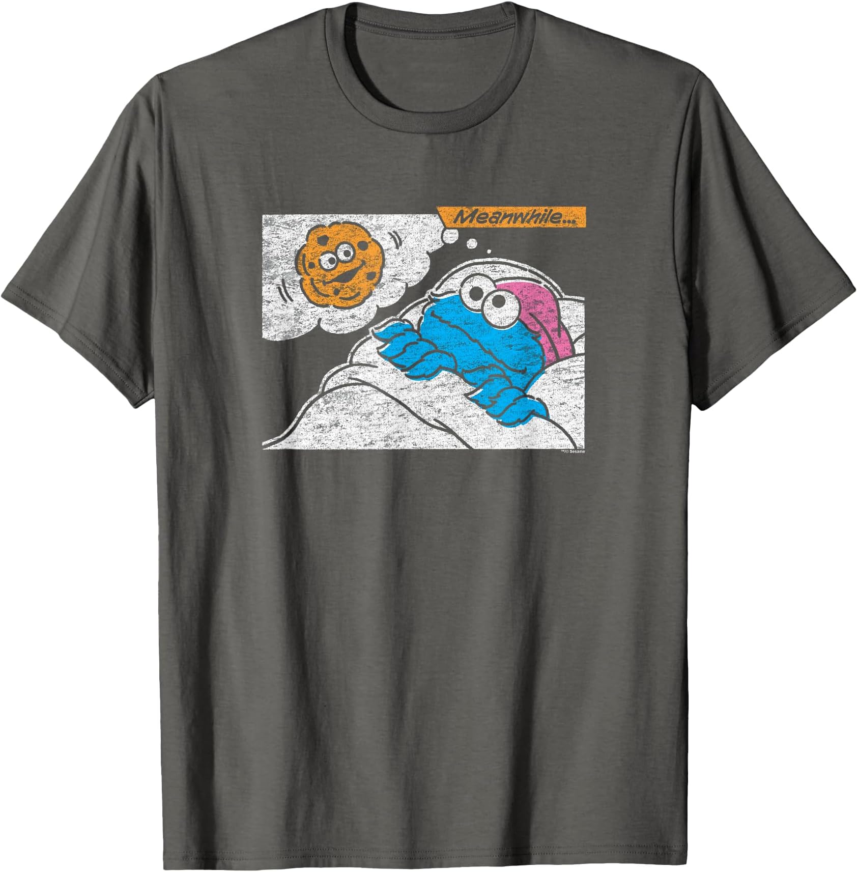 Cookie Monster Meanwhile T-Shirt