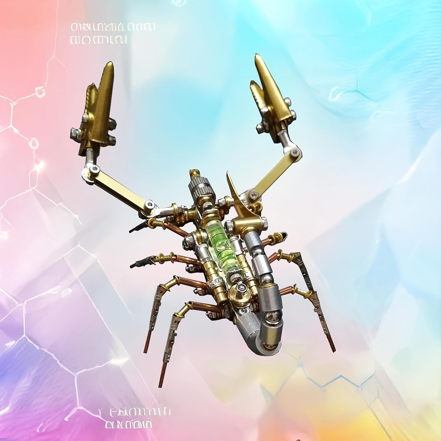 Metal Insect Scorpion Model, Steampunk Bug Mechanical, 3D Metal Puzzle, Arts and Crafts Hobby Kit,DIY Projects for Birthday(Leveling Scorpion)