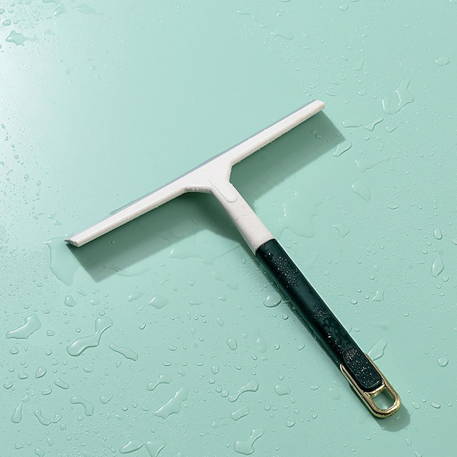 Shower Squeegee for Glass Door, Window Cleaning Squeegee Mirror Tile Cleaner Cleaning Handheld Long Handle for Tile Shower Walls, Sink, Mirror, Bathroom image 5