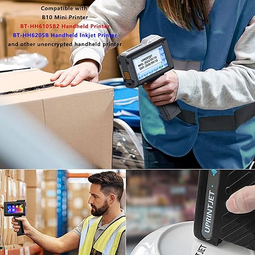 Miniatura 3 de Cartucho de tinta negra, tinta original de secado rápido de 1.4 fl oz para impresora de mano BT-HH6105B2/B10 Mini impresora de inyección de tinta