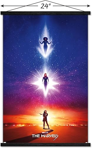 Miniatura 9 de Trends International Marvel The Marvels - Póster de pared de una hoja con marco magnético