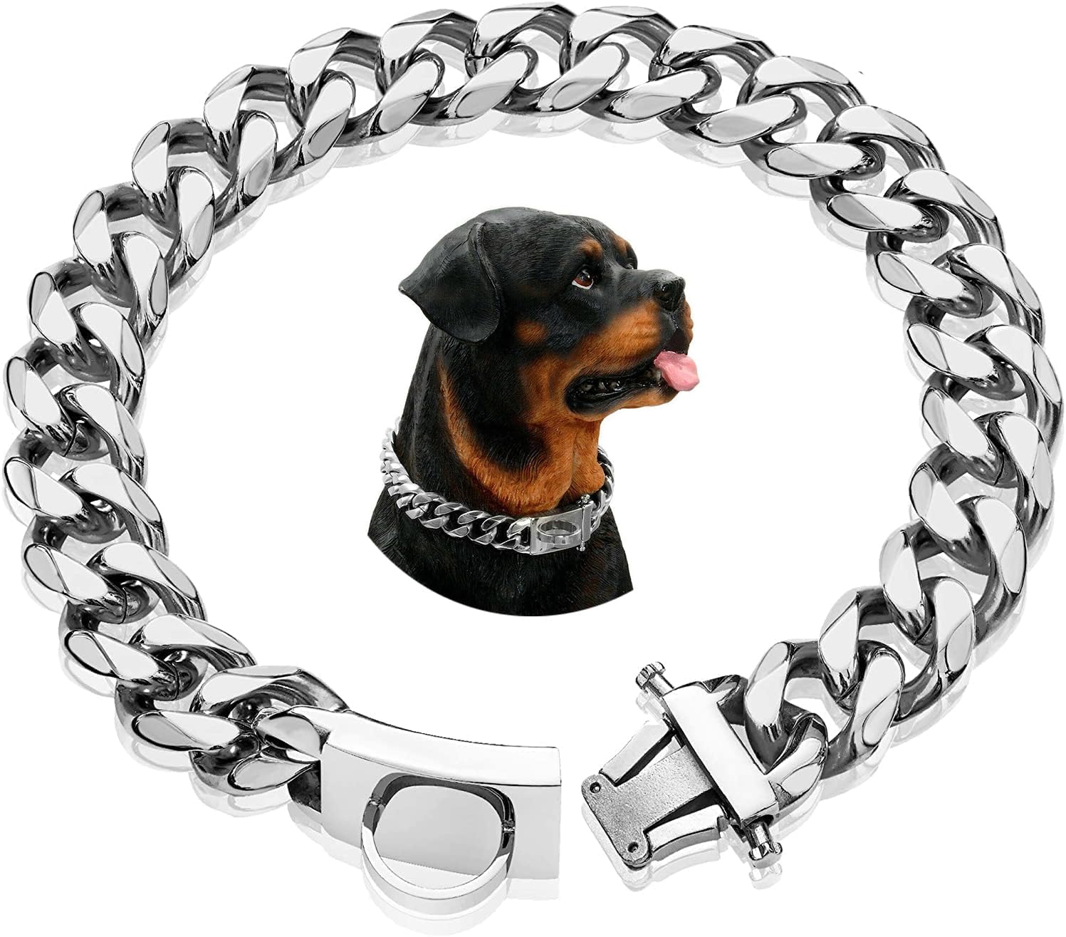 Collier Pour Chien « The Classic » Collier Chaîne En Or Animal De Compagnie - France