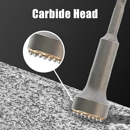 Miniatura 14 de SDS Plus - Herramienta de buje de 16 puntas, 6 x 1-1/4 pulgadas, cabeza cuadrada, revestimiento de rugosidad para hormigón, quitar broca de buje