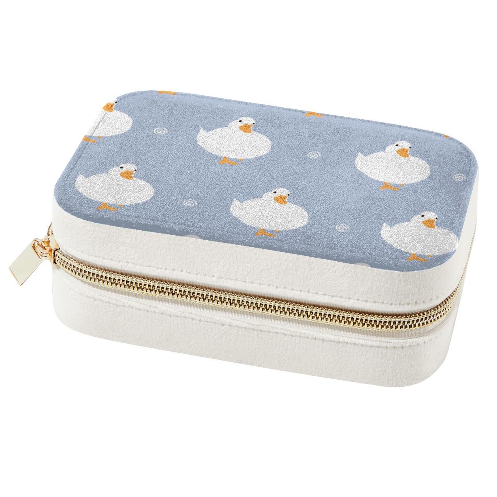 Cadeaux de demoiselle d'honneur : boîte à bijoux portable canard