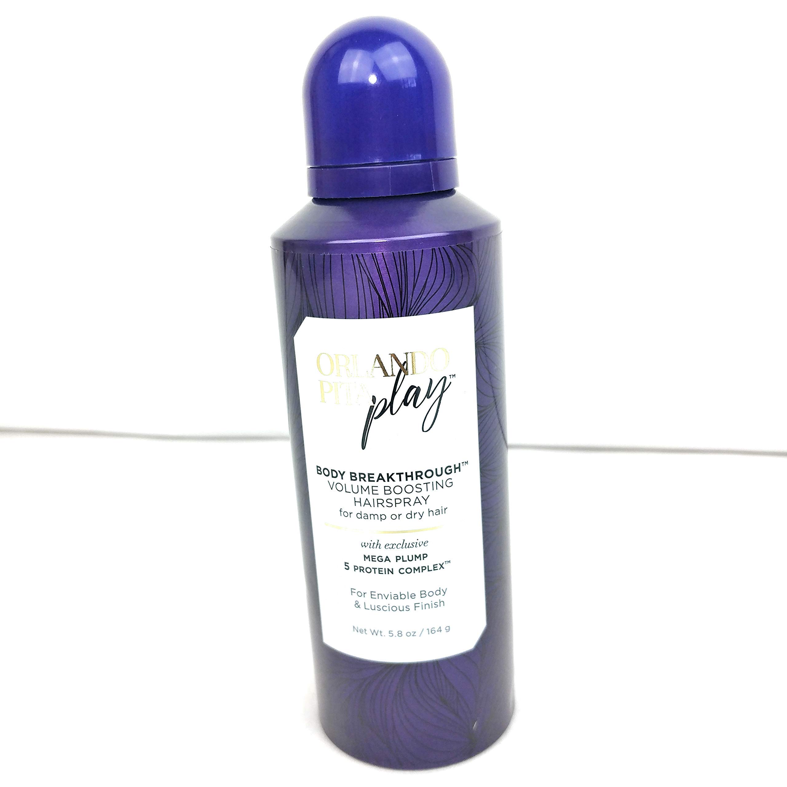 Body Breakthrough Volume Boosting Hairspray, Adds Texture & Fullness, No Parabens, No SLS/SLES, 5.8 Oz