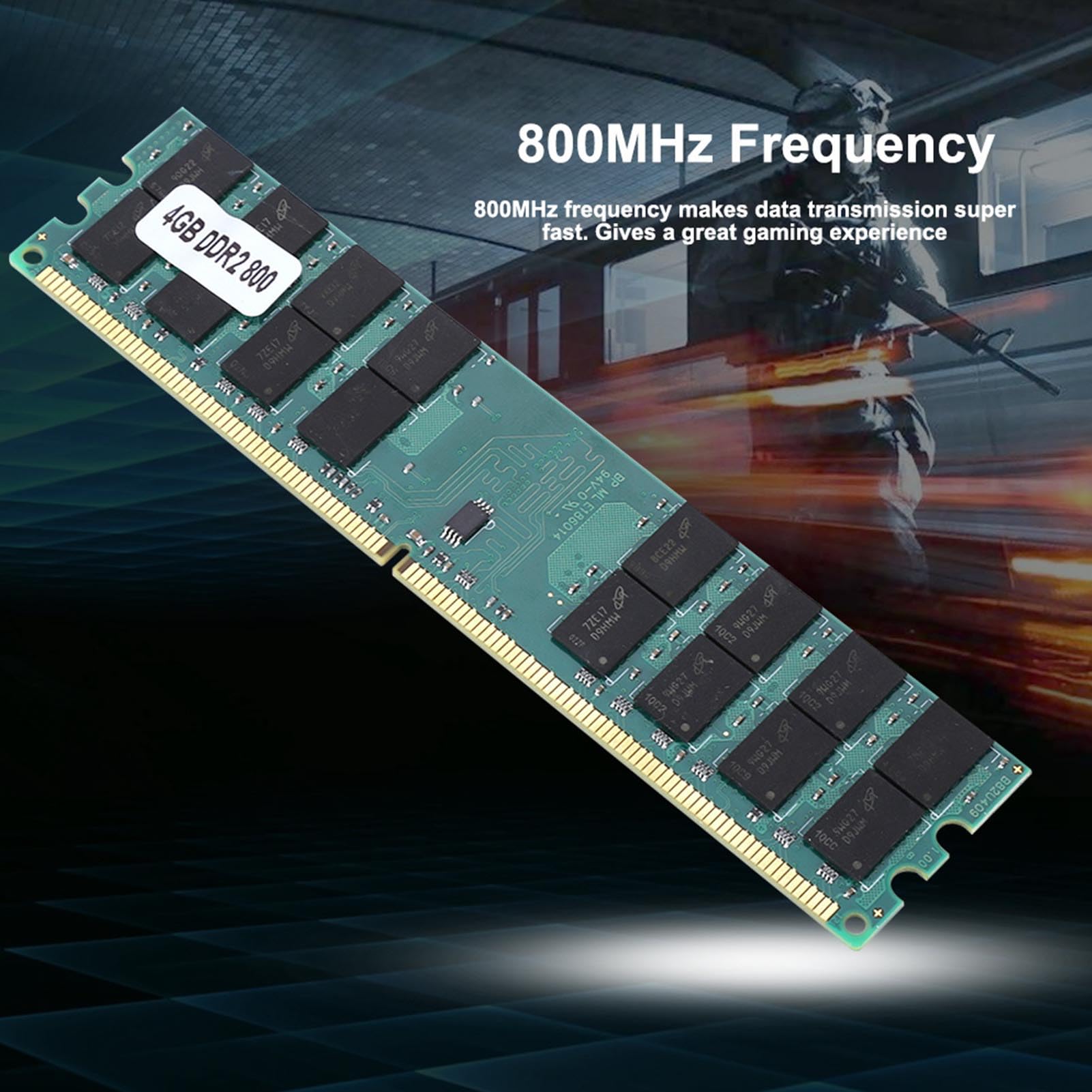 4GB Large Capacity DDR2 Memory Module for Desktop Computer, 240PIN