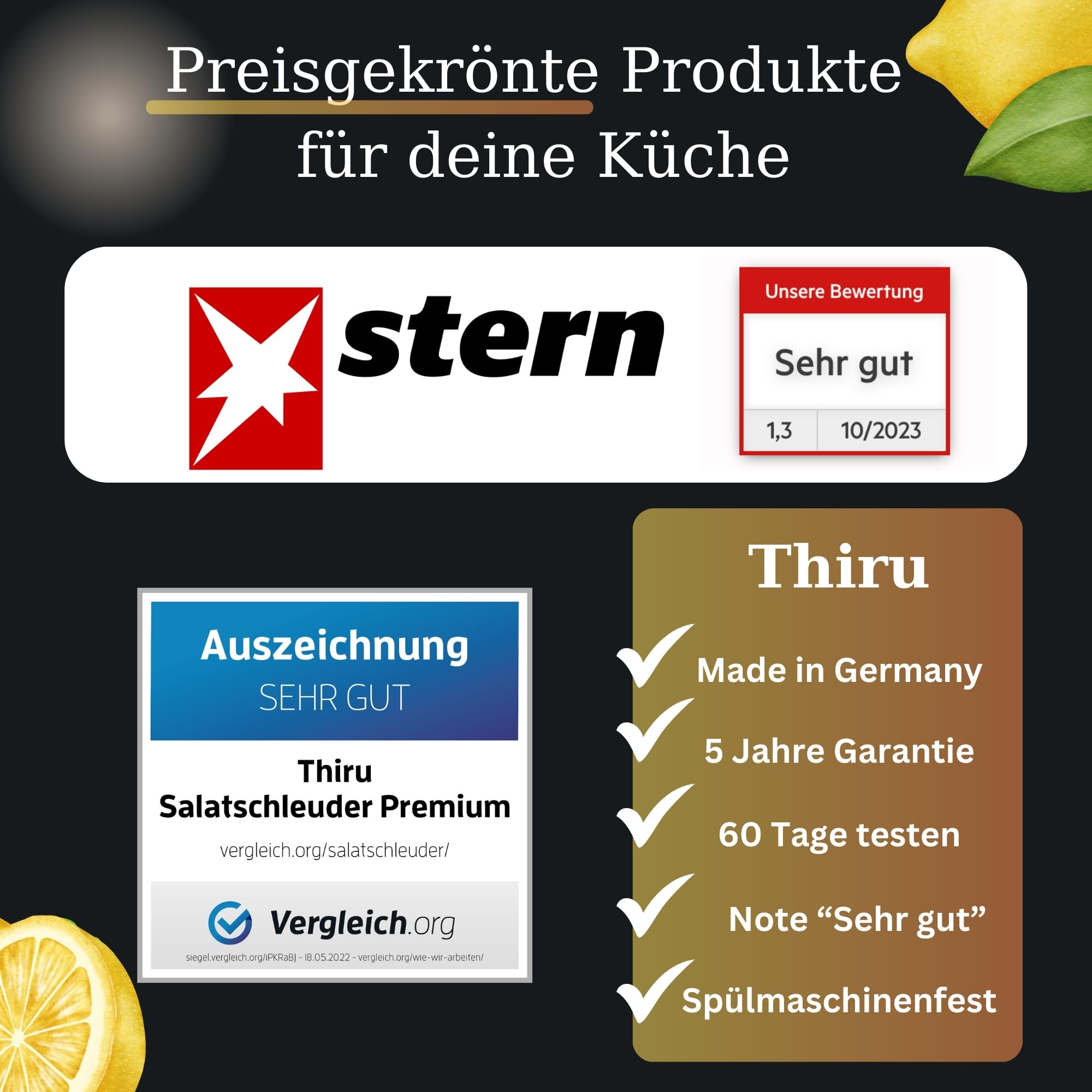 Thiru Premium Geflügelschere - Küchenschere für Profis - Kinderleichter Federmechanismus für Rechts- und Linkshänder - Fleischschere mit Sicherheitsverschluss & Aufbewahrungshülle