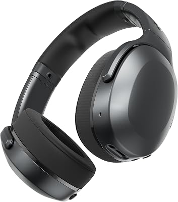 Crusher 540 Active Wireless Bluetooth Headphones with Multi-Sensory Bass, Noise Isolating Over-Ear Fit, Sweat and Water Resistant, 40 Hours Battery, Microphone for iPhone Android - Coal