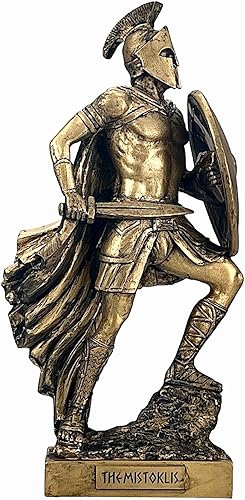 Themistocles - Figura de escultura de estatua general y político griego antiguo ateniense